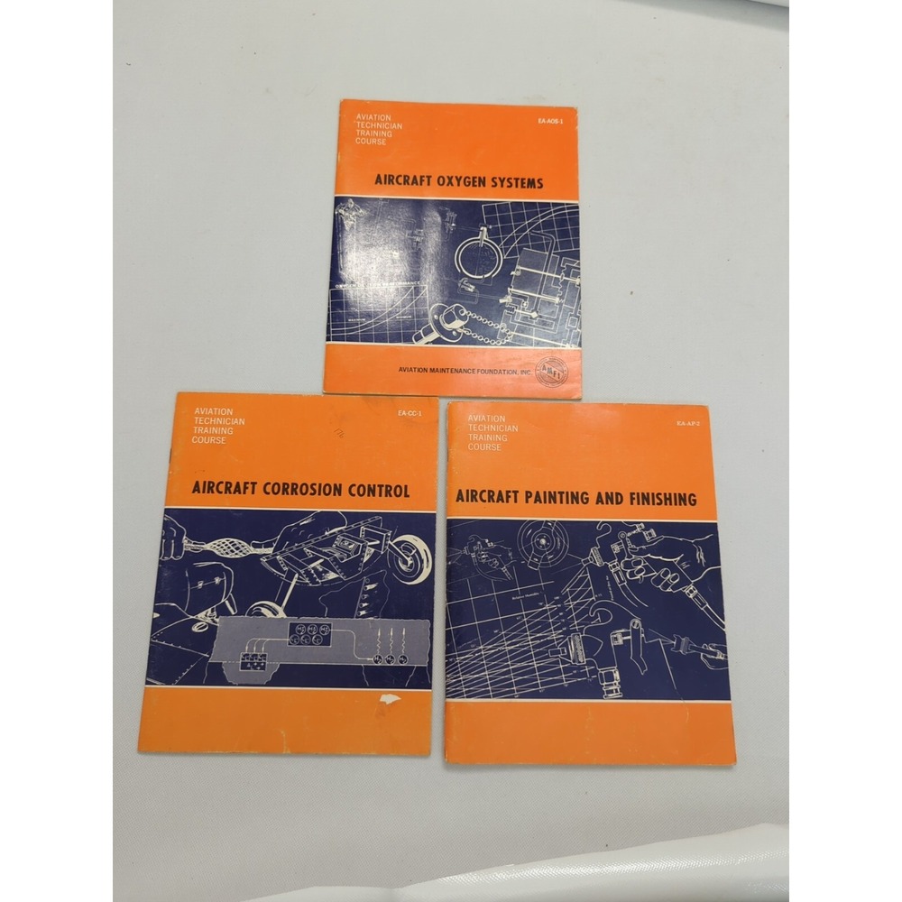 Aviation Technician Training Course Lot Oxygen Systems, Corrosion, Painting